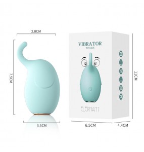 LILO - Cute Funny Elephant Vibrating Egg (Chargeable - Green)